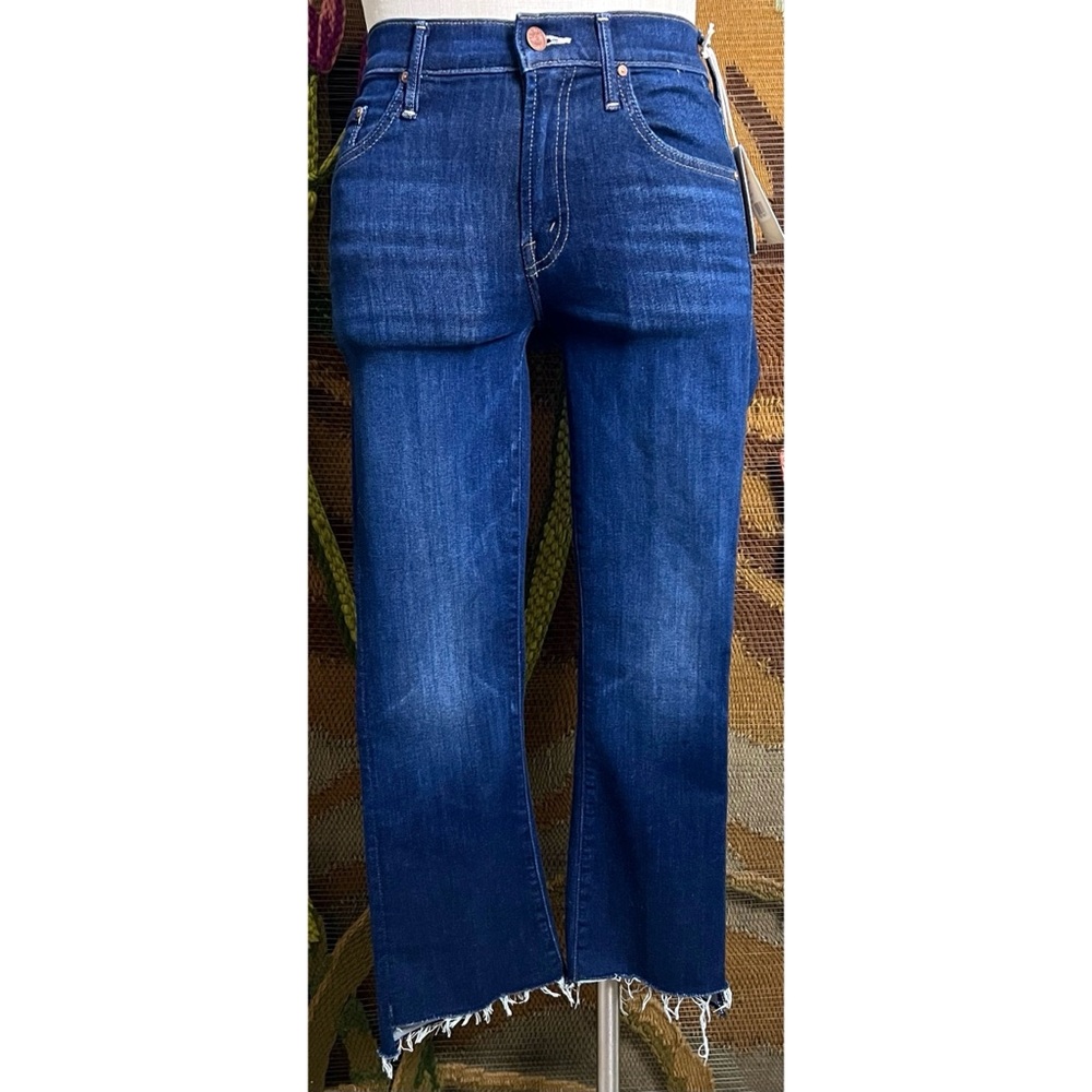 Mother Lil Insider Crop Step Jeans 25